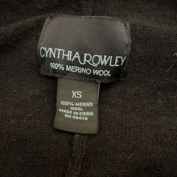 Cynthia Rowley merino wool fringes sweater size XS - Picture 5 of 5